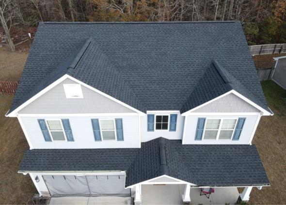New roof installed by Smith Roofing and Restoration in Wilmington NC
